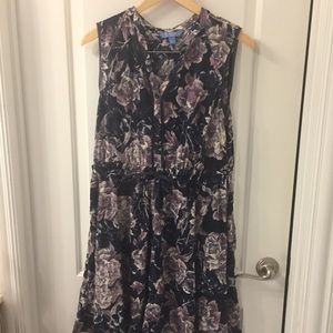 Vera Wang Purple Floral Dress